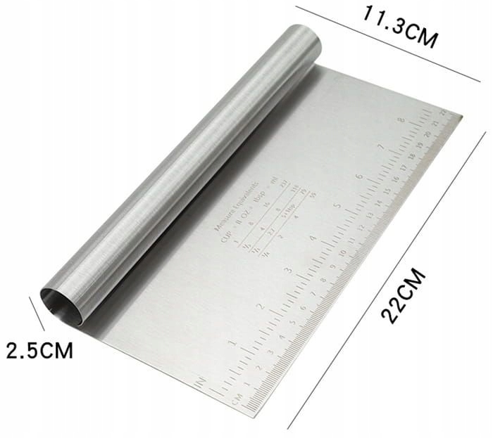 Skrobka Do Tortu Packa Wygładzania Tortu Szpatuła Profesjonalna 22CM CAKE