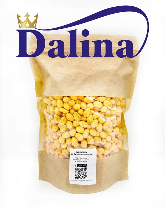 Orzeszki ziemne w chrupiącej panierce ŚMIETANA I CEBULA 1000g 1kg