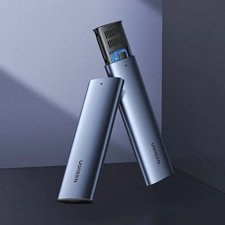 UGREEN OBUDOWA KIESZEŃ DYSKU SATA USB 3.2 Gen 2 SSD M.2 NVME M-KEY 10 GBPS
