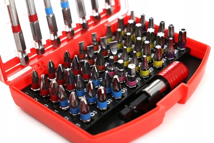 ZESTAW BITY KOŃCÓWKI IMBUS HEX TORX PH PZ 56EL.