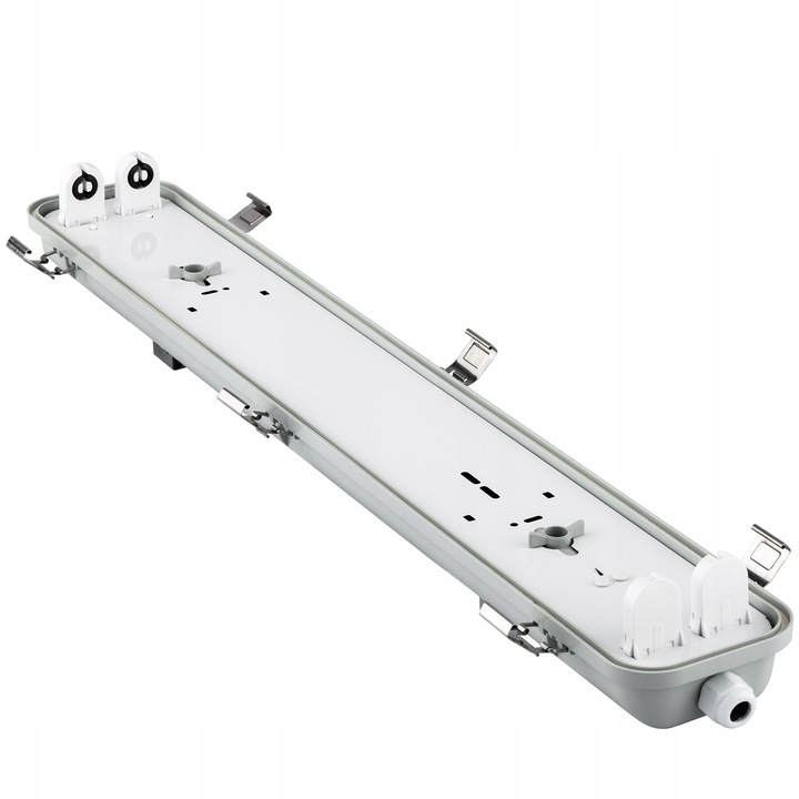 Oprawa Hermetyczna z Odbłyśnikiem Lampa 60cm do Garażu + 2x Świetlówki