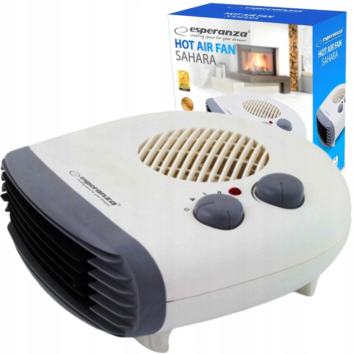 FARELKA MOCNY GRZEJNIK ELEKTRYCZNY TERMOWENTYLATOR OGRZEWACZ PIECYK 2000W