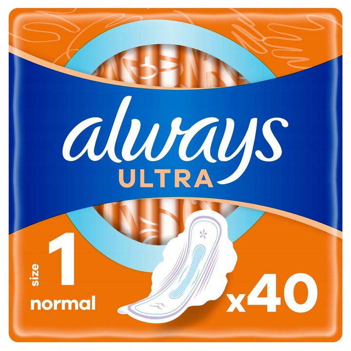 Always Ultra Normal Podpaski ze skrzydełkami 40 szt