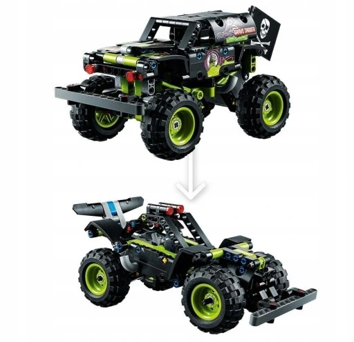 Lego Technic Auto Monster Truck Jam Grave Digger