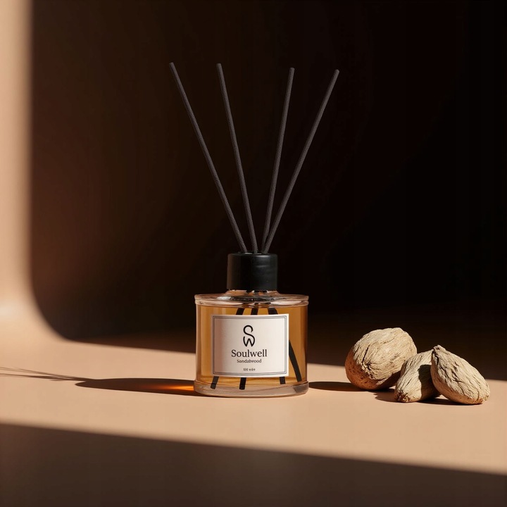 Drzewo Sandałowe SOULWELL ZAPACHY DO DOMU PATYCZKI 120ml
