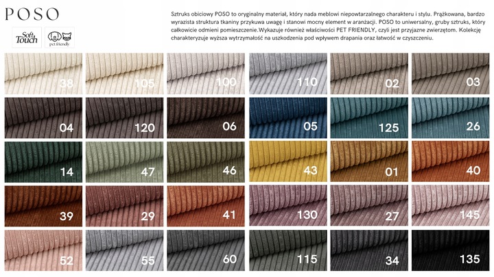 Narożnik rozkładany z funkcją spania - PALERMO sztruks, 2 pojemniki