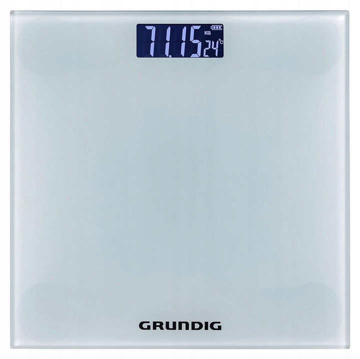 WAGA ŁAZIENKOWA ELEKTRONICZNA SZKLANA LCD PRECYZYJNA 180KG GRUNDIG