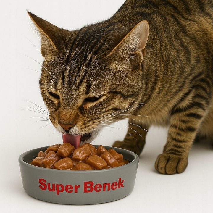 Mokra karma dla kota Super Benek Saszetki dla Kota Mix Smaków 24x100g