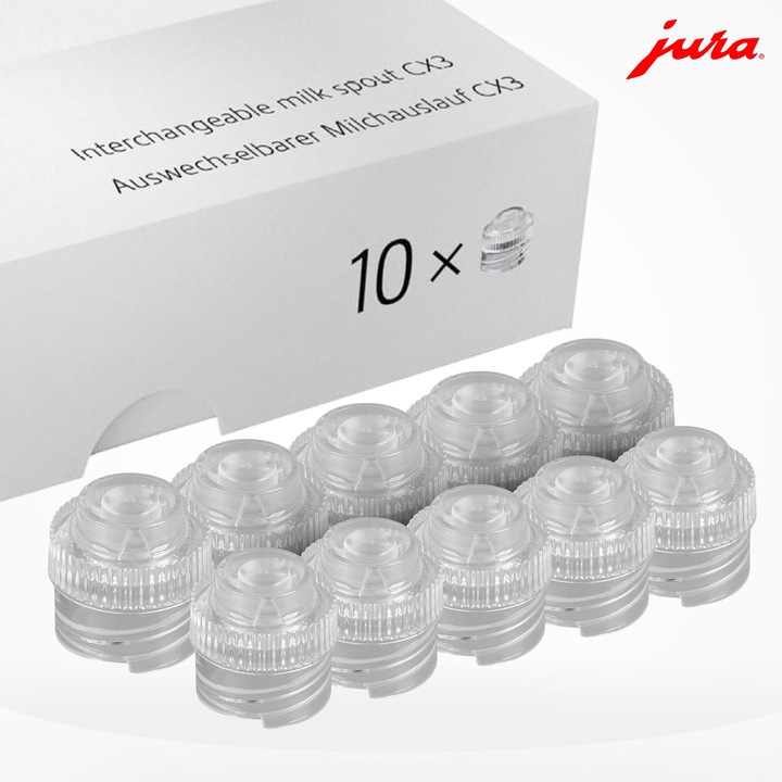 ZESTAW KOŃCÓWEK DO DYSZ SPIENIAJĄCYCH MLEKO 10 SZT. KOŃCÓWKI DYSZY