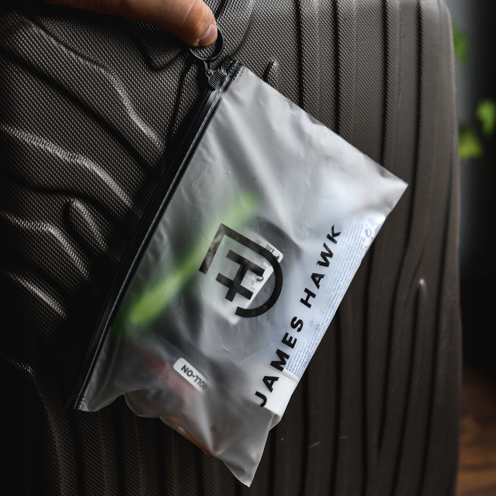 James Hawk Smart Wallet skórzany portfel męski Slim 1,5 cm Czarny Brąz