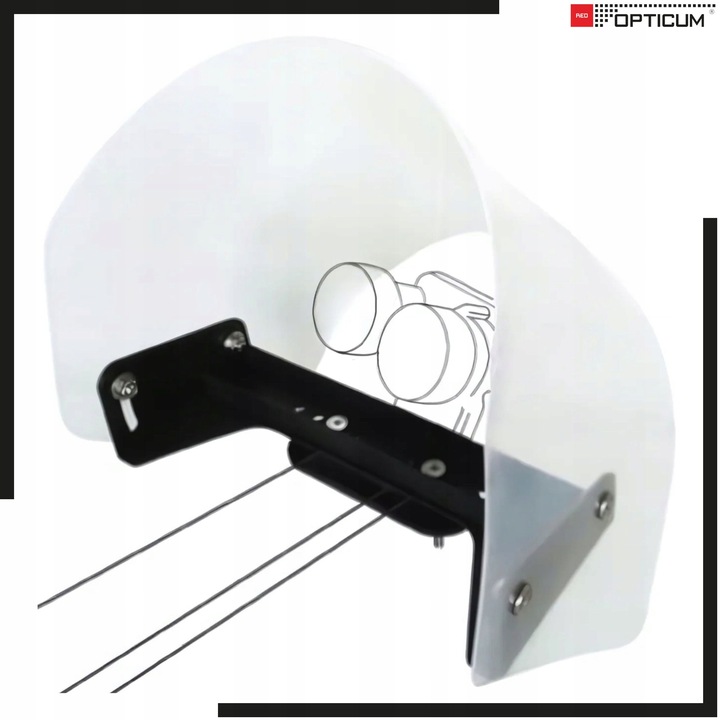 OSŁONA KONWERTERA LNB SATELITARNEGO OCHRONA UMBRELLA DESZCZ ŚNIEG LÓD