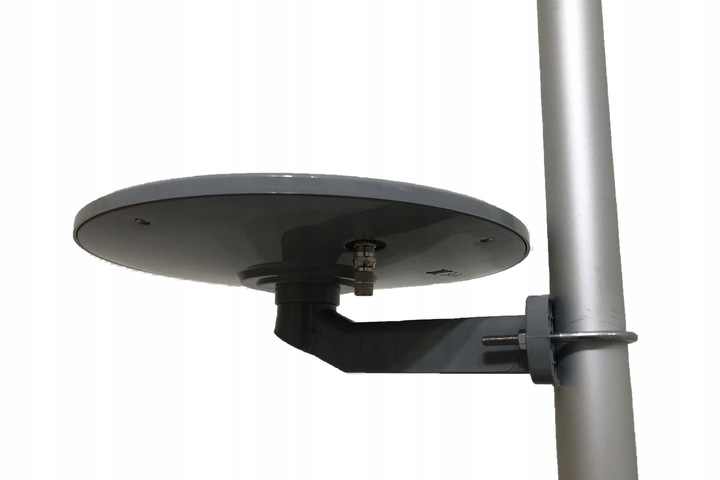 ANTENA DOOKÓLNA DVB-T2 AKTYWNA KOMPAKTOWA 4K HD MUXy Szara zasilanie USB