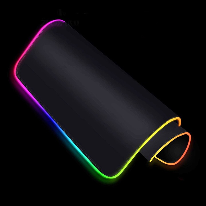 Podświetlana Podkładka Gamingowa KOLOROWA RGB Pod Mysz Myszkę LED Duża XXL