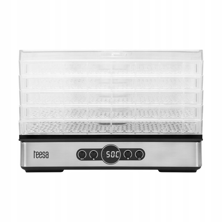 Suszarka do grzybów warzyw owoców 400W 5 sit wyświetlacz termoobieg