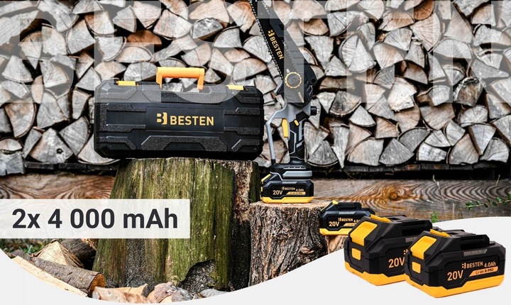 Pilarka Piła Łańcuchowa Akumulatorowa Bezszczotkowa 2XAKU 8 Cali