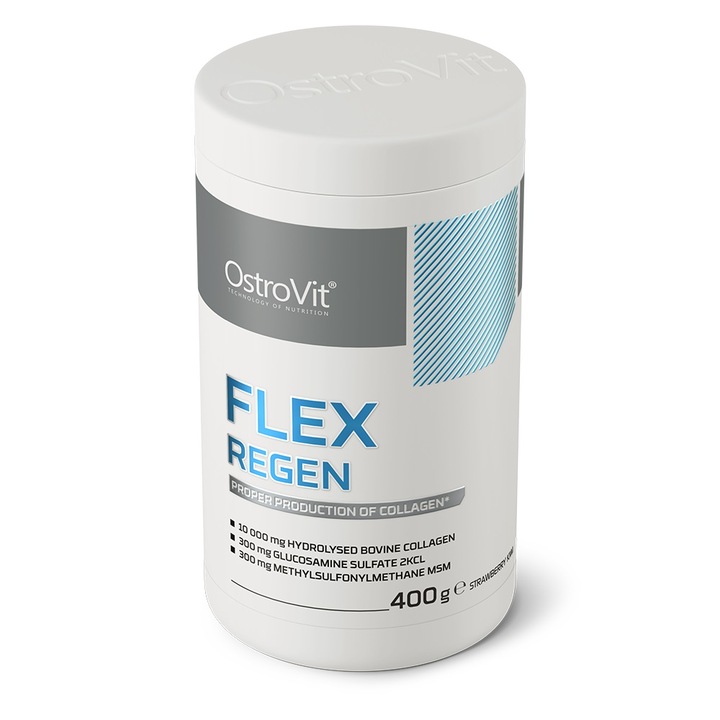 OstroVit FLEX REGEN 400 G Na STAWY Kolagen MSM Kwas Hialuronowy Witamina C