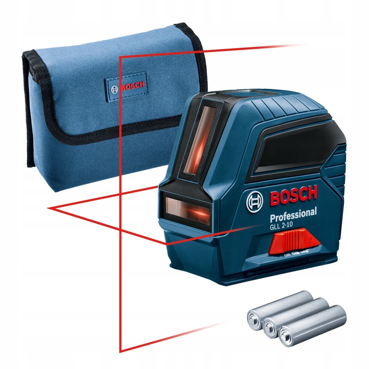 Laser krzyżowy BOSCH GLL 2-10 0601063L00 Czerwony