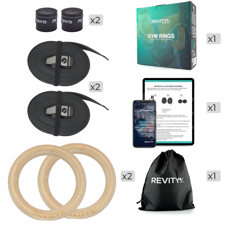 KÓŁKA GIMNASTYCZNE DREWNIANE KOŁA OBRĘCZE DO ĆWICZEŃ Z MIARKĄ I