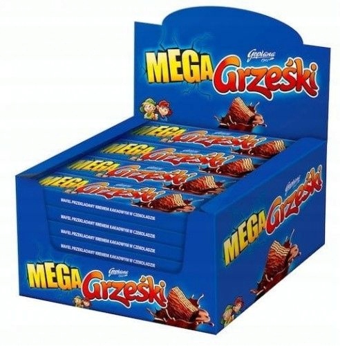 Grześki Mega w polewie 48g 32szt