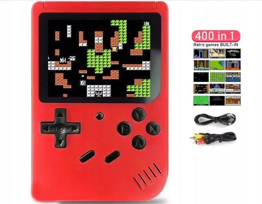 MINI PRZENOŚNA KONSOLA RETRO GRA 400 W 1 GAMEBOY SUPER CENA