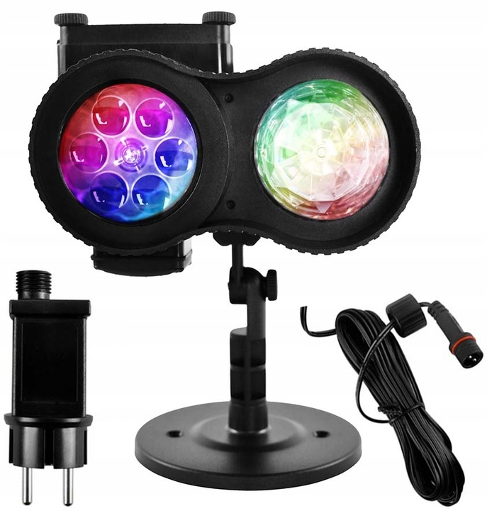 PROJEKTOR LASEROWY ŚWIĄTECZNY NA DOM 12 MOTYWÓW