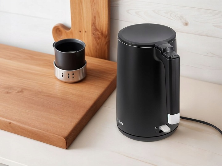 CZAJNIK ELEKTRYCZNY LUND 2200W 1,5L CZARNY PODWÓJNE ŚCIANKI