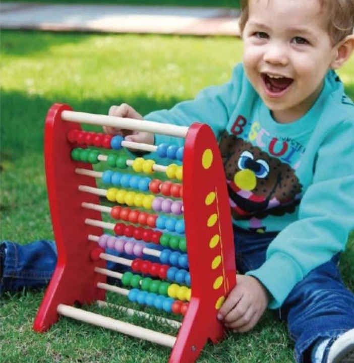 VIGA LICZYDŁO DREWNIANE EDUKACYJNE NAUKA LICZENIA