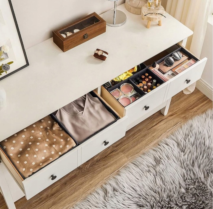 ORGANIZER NA BIELIZNĘ SKARPETKI DO SZUFLADY SZAFY ZESTAW POJEMNIK 6