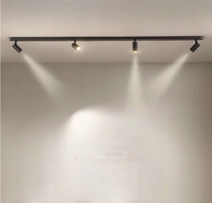 2x Szynoprzewód Szyna 2m + 8x Lampa GU10 LED Oświetlenie szynowe