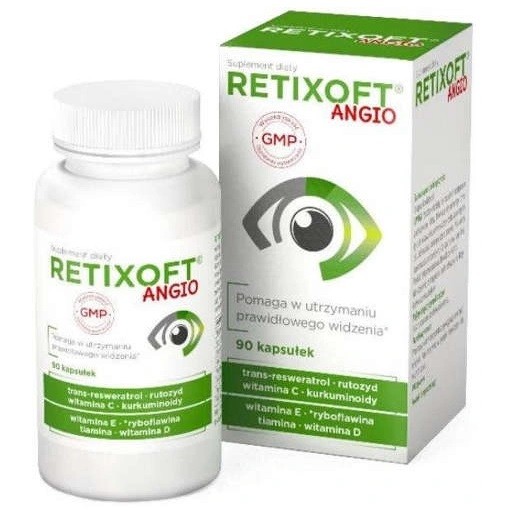 Retixoft Angio prawidłowe widzenie 90 kaps.