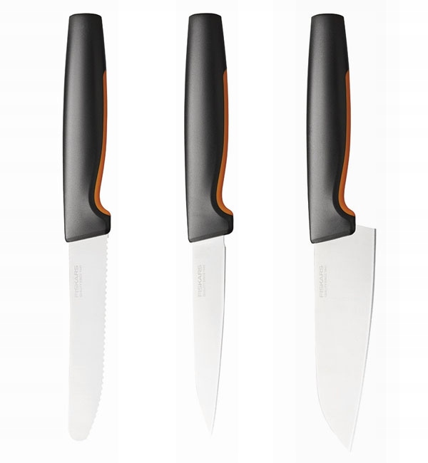 FISKARS FF KOMPLET 3 NOŻY STALOWYCH W PUDEŁKU 1057556 FAVOURITE SET
