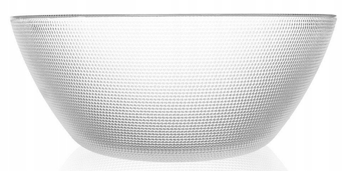 MISKA SALATERKA SZKLANA MISA 17cm MISKI DO SAŁATKI NA SAŁATKĘ ZESTAW 2szt