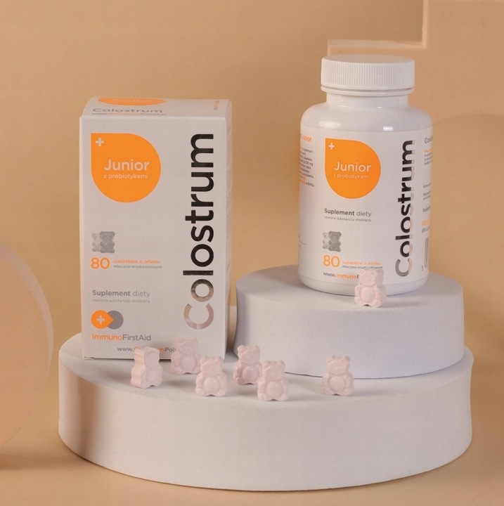 COLOSTRUM JUNIOR +PROBIOTYK IMMUNO FIRST AID 165mg