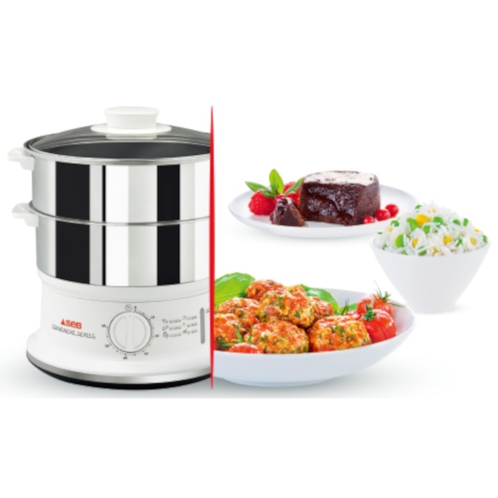 Parowar Tefal Convenient Inox VC145130 900 W