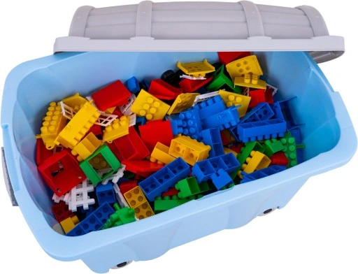 KLOCKI KONSTRUKCYJNE 500 w POJEMNIKU POLSKIE DUŻE