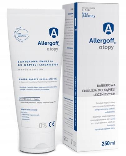 Allergoff barierowa emulsja do kąpieli leczniczych 250 ml
