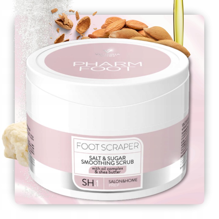 Peeling do stóp Solno cukrowy wygładzający Pharm Foot SCRAPER 200g