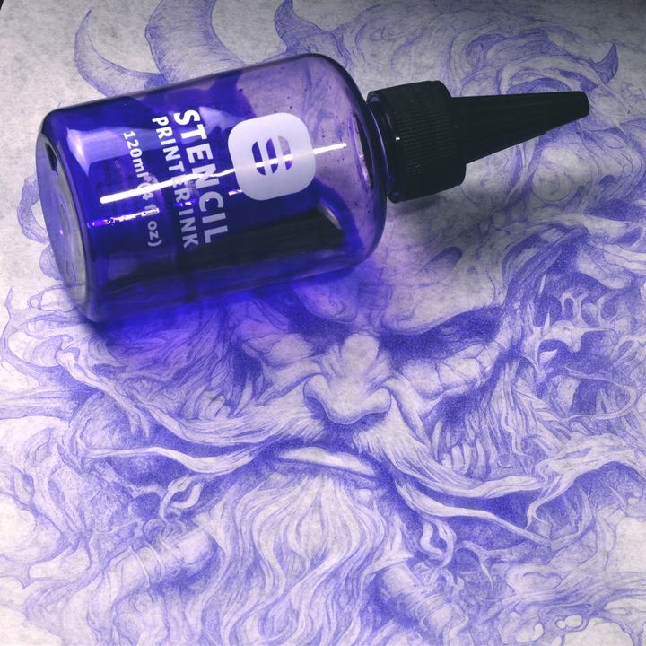 papier transferowy do drukarki Stencil Tattoo Paper A4 100 arkuszy