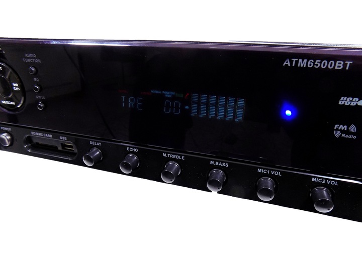 KOLUMNY ESTRADOWE 1600W + KOŃCÓWKA BT NAGŁOŚNIENIE