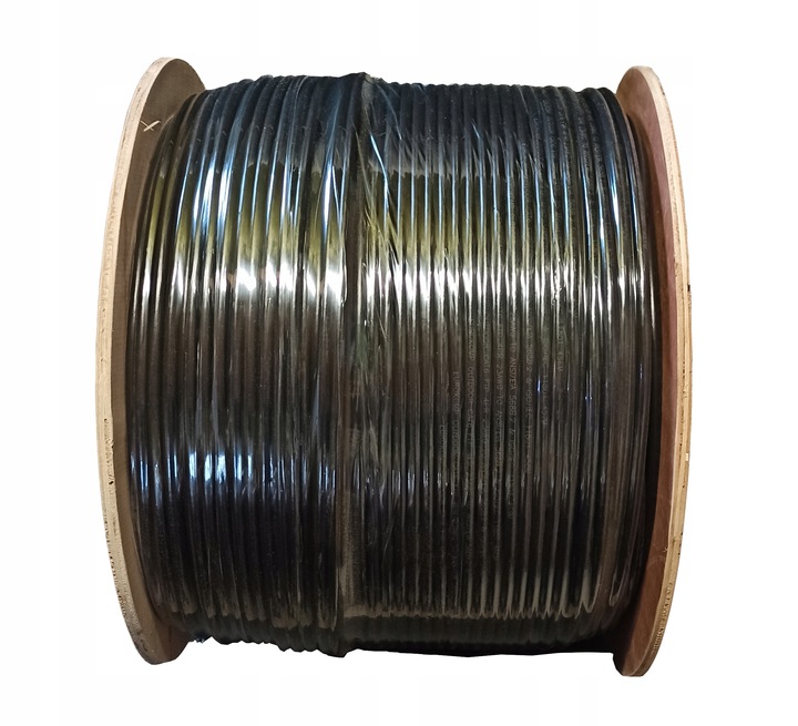 KABEL PRZEWÓD SKRĘTKA FTP ZEWNĘTRZNY ŻELOWANY RJ45 kat6 100m E6173 EUROKOMP