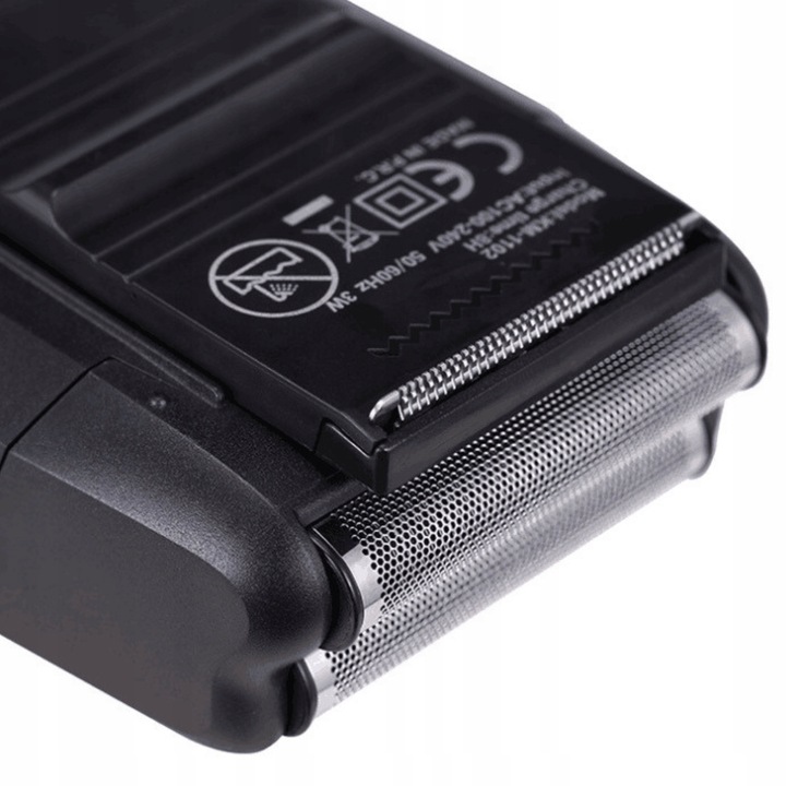 BEZPRZEWODOWA GOLARKA FOLIOWA DO GOLENIA BRODY WŁOSÓW MĘSKA MASZYNKA KEMEI