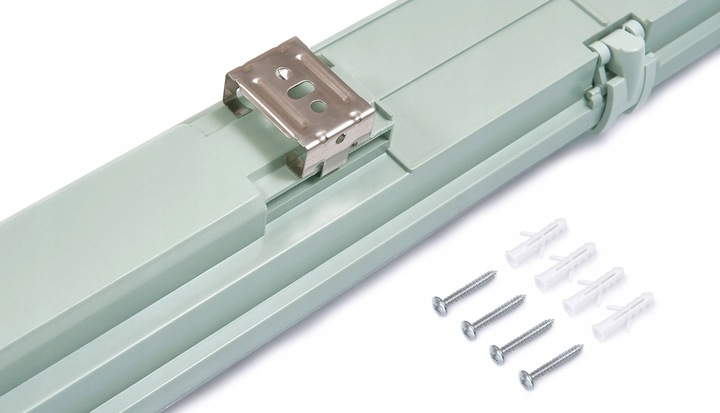 4x oprawa hermetyczna 2x120cm + 8x świetlówka LED IP65 garażowa