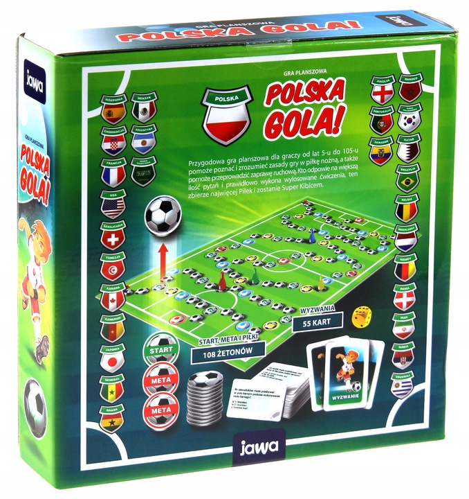 GRA PLANSZOWA POLSKA GOLA PIŁKA NOŻNA gra dla miłośników piłki nożnej