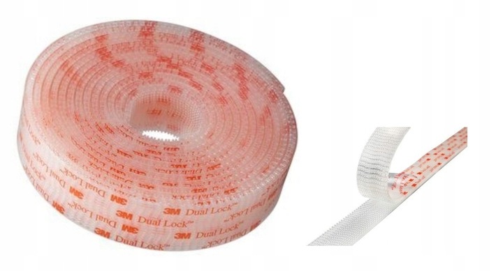3M Dual Lock SJ3560 19mm/1m RZEP PRZEMYSŁOWY montażowy samoprzylepny MOCNY