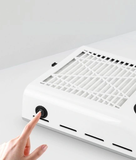 Pochłaniacz pyłu do paznokci 80W kasetowy 858-8