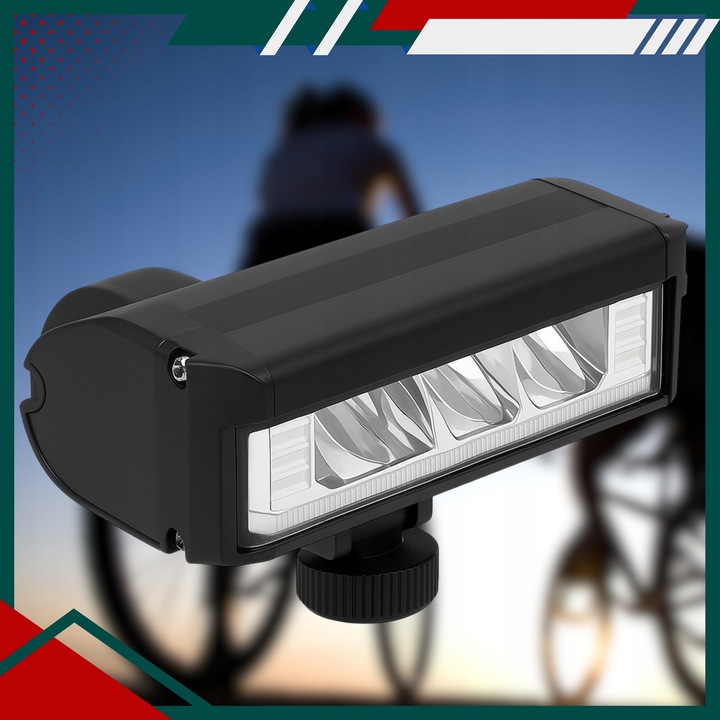 LAMPKA ROWEROWA PRZEDNIA LED NA PRZÓD KIEROWNICĘ ROWERU MOCNA USB 1200lm