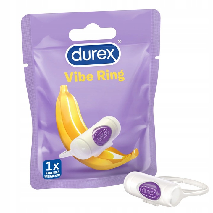 Durex Vibe Ring Nakładka wibracyjna Pierścień Stymulujący Wzmacnia Orgazm