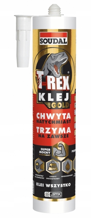 SOUDAL T-REX GOLD KLEJ MONTAŻOWY MOCNY 290ml