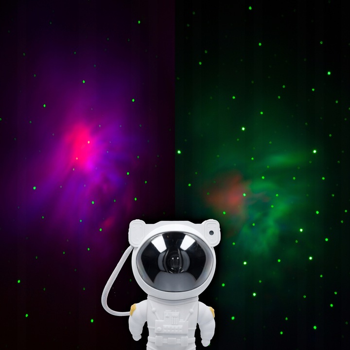 PROJEKTOR GWIAZD NIEBA LED LAMPKA NOCNA ASTRONAUTA