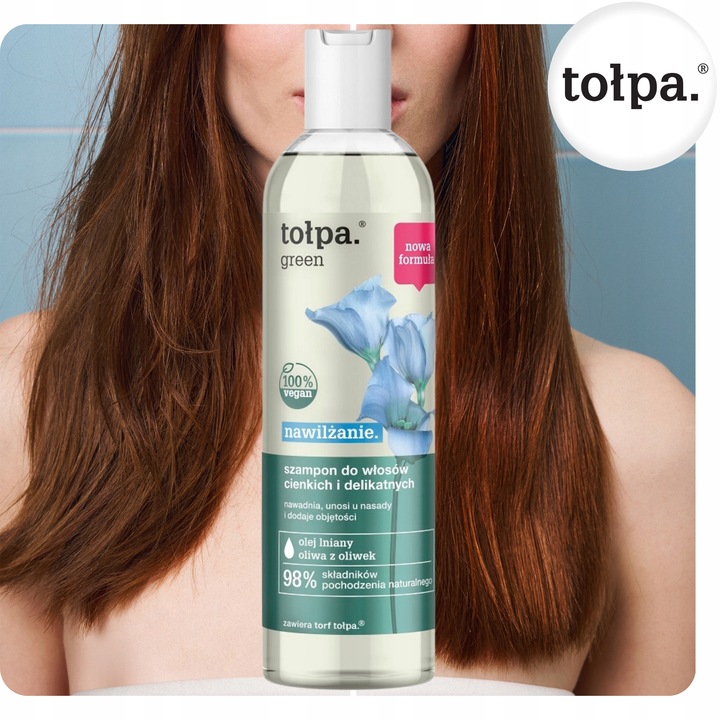 Szampon do Włosów Cienkich Delikatnych Zwiększający Objętość 300 ml Tołpa